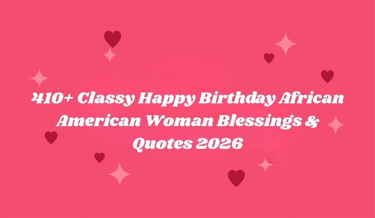 African American Woman Blessings