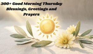 Good Morning Thursday Blessings