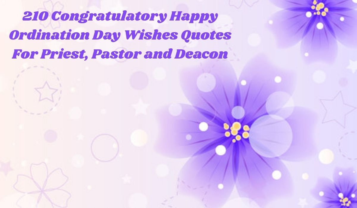 Happy Ordination Day Wishes