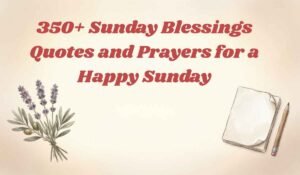 Sunday Blessings Quotes