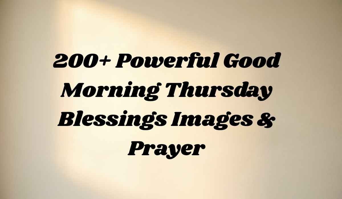 Thursday Blessings