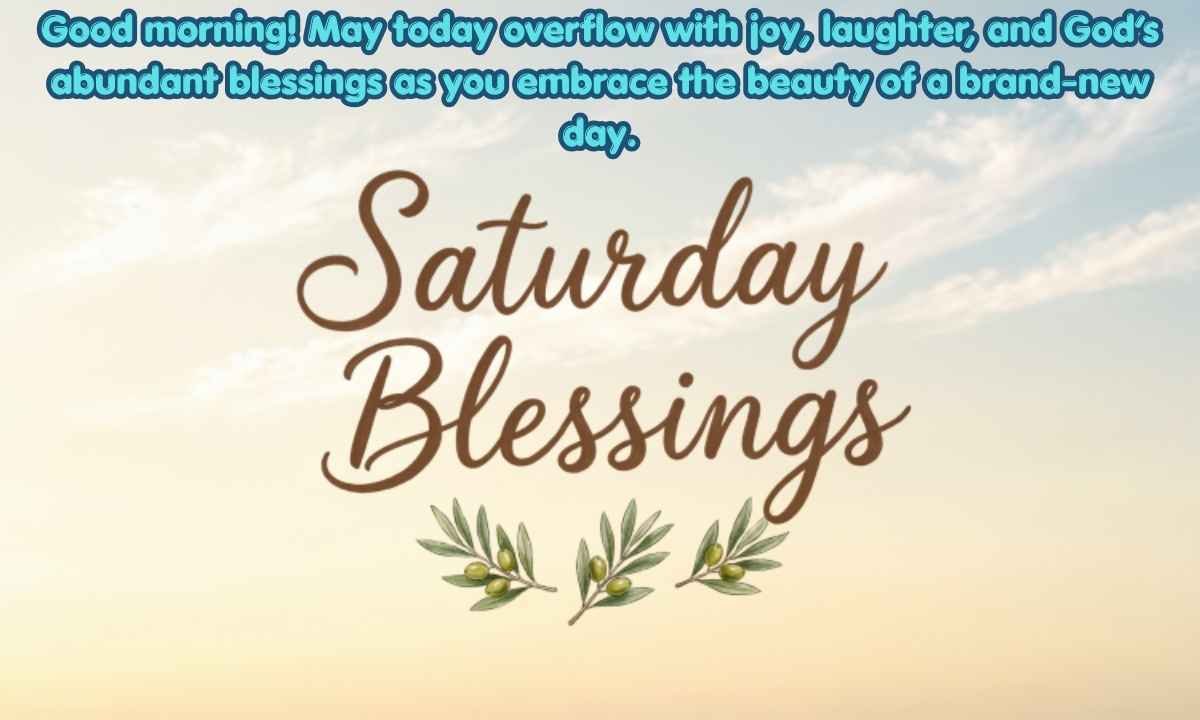 Saturday Blessings Images