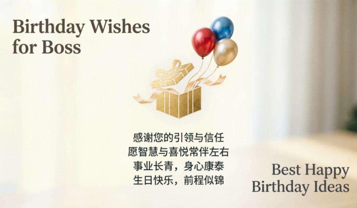 Birthday Wishes for Boss