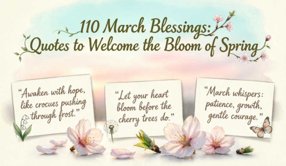 March Blessings