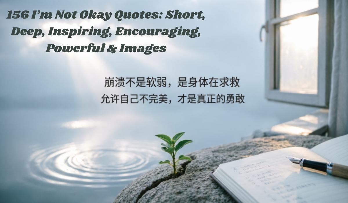 I’m Not Okay Quotes
