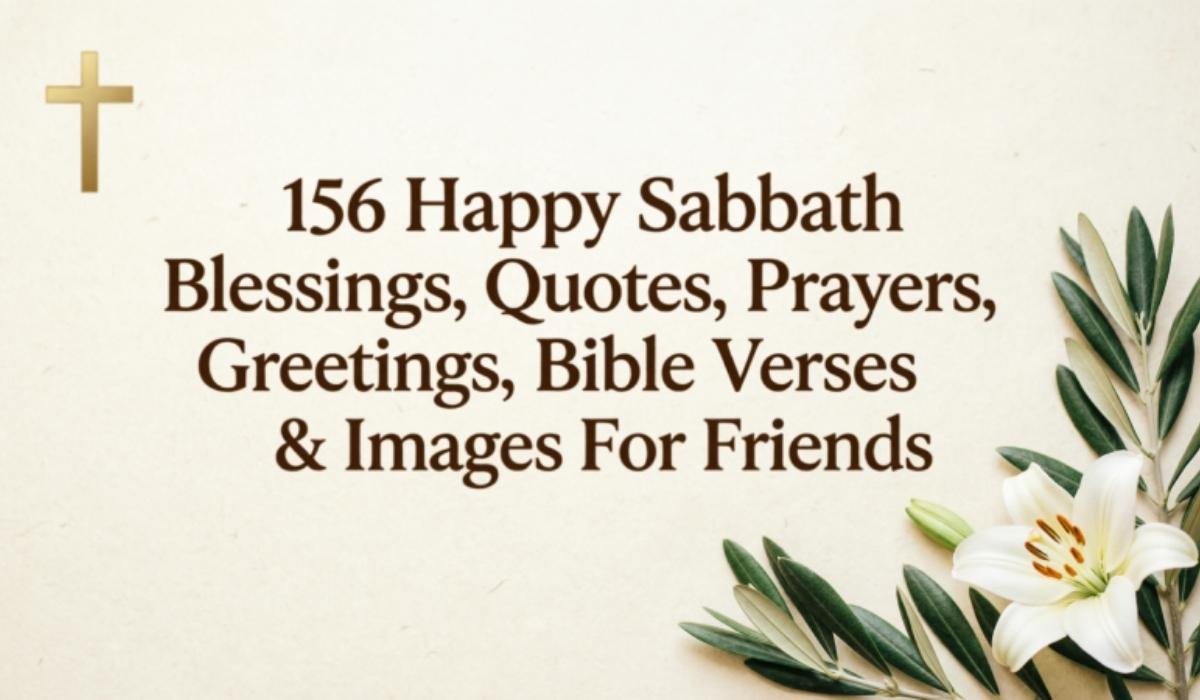 Happy Sabbath Blessings