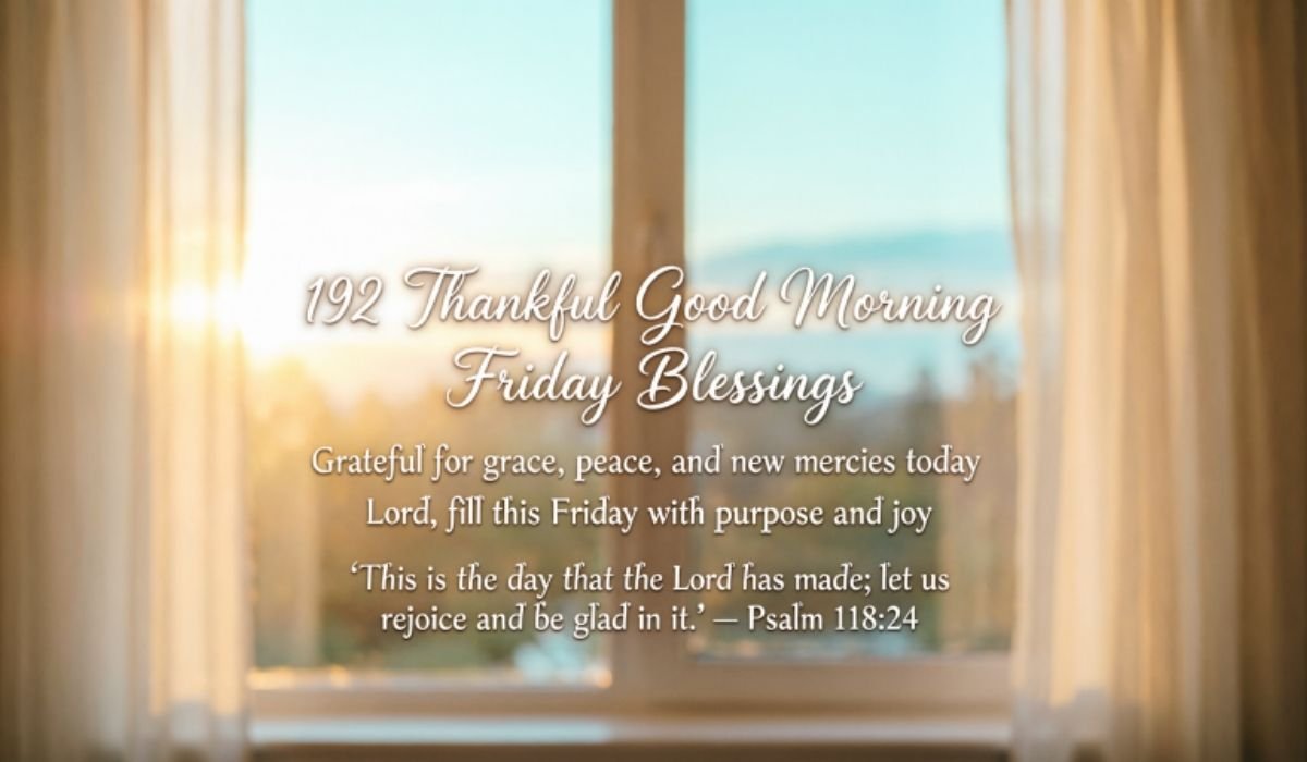 Thankful Good Morning Friday Blessings