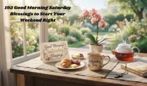 Good Morning Saturday Blessings