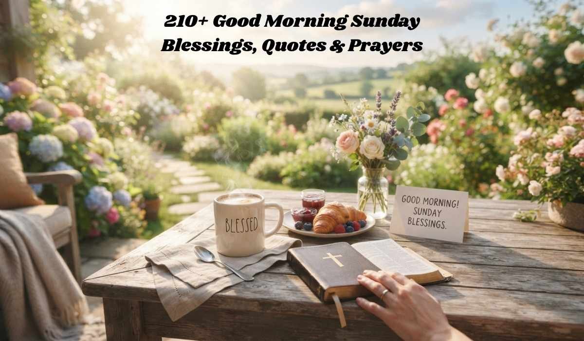 Good Morning Sunday Blessings