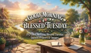 Good Morning Blessed Tuesday
